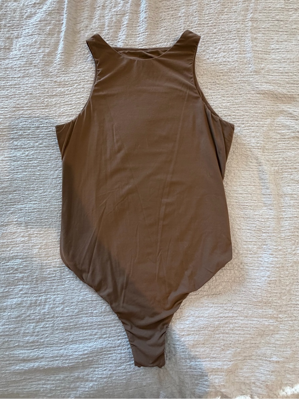 SKIMS Brown Scoop-Back Bodysuit